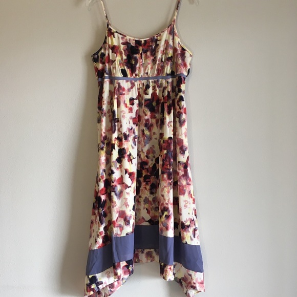 Simply Vera Vera Wang Dresses & Skirts - Vera High Low Dress Watercolor Slip Tank Striped